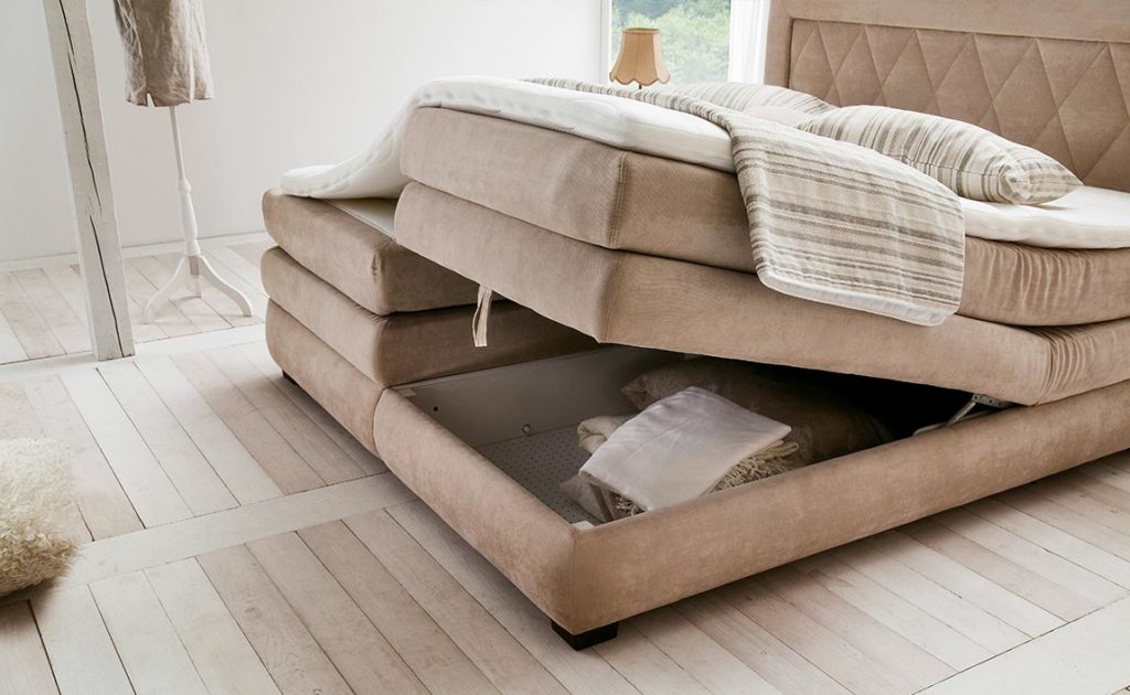 Boxspringbetten mit individuellem Charakter vom Wohntrend