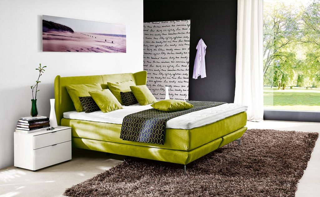 Boxspringbetten mit individuellem Charakter vom Wohntrend