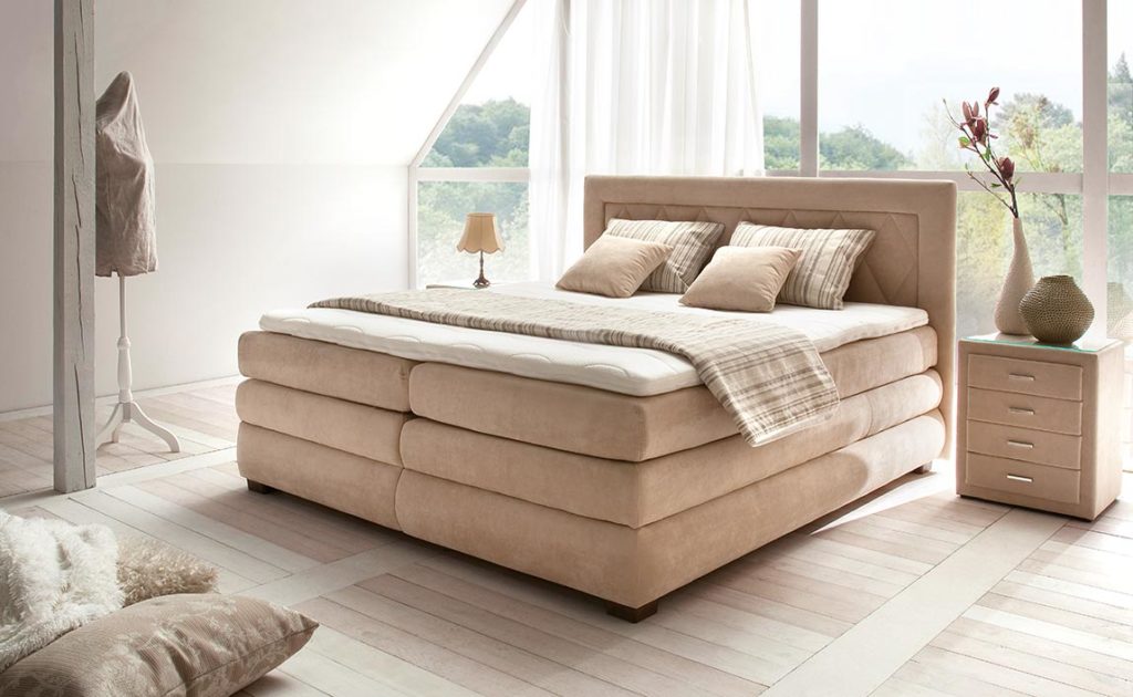 Boxspringbetten mit individuellem Charakter vom Wohntrend