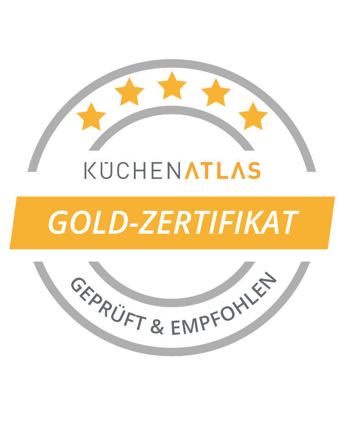 Küchenatlas Gold-Zertifikat