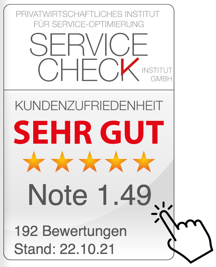 ServiceCheck - Sehr gut ...