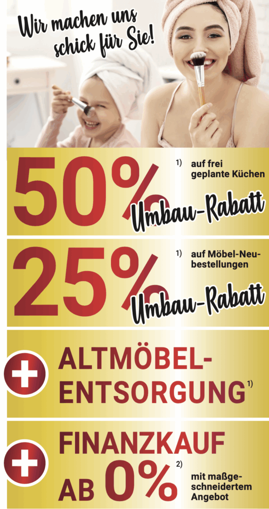 Umbau Rabatt