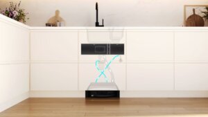 Weltweit erster Einbau Saug- und Wischroboter