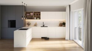 Weltweit erster Einbau Saug- und Wischroboter